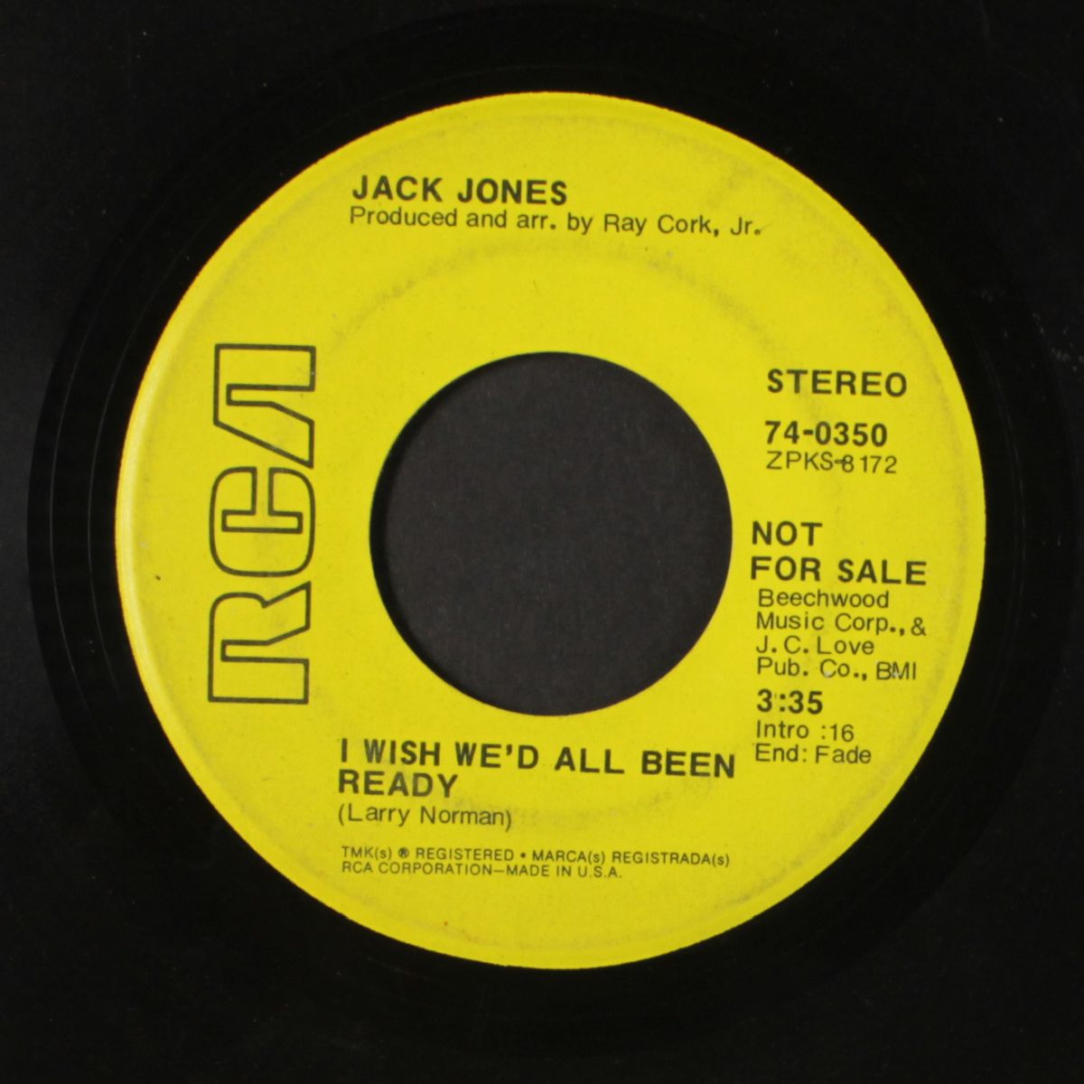 sweet changes / i wish we'd all been ready by JACK JONES