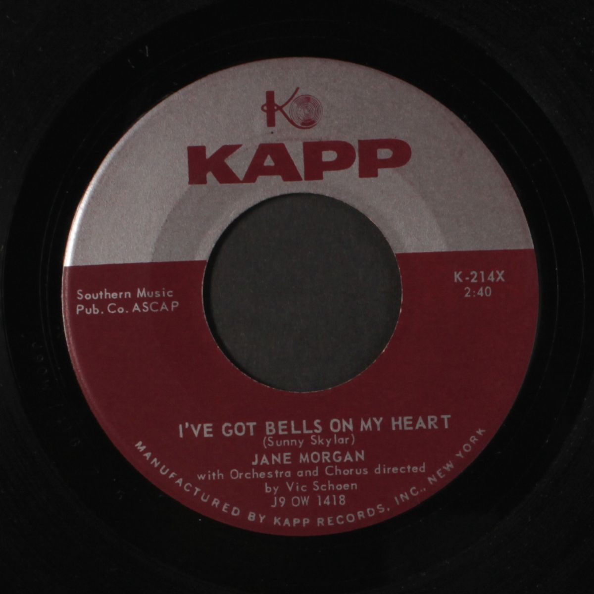 only one love / i've got bells on my heart by JANE MORGAN