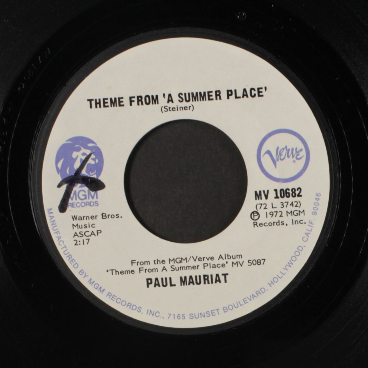 theme from "a summer place" / apres toi by PAUL MAURIAT