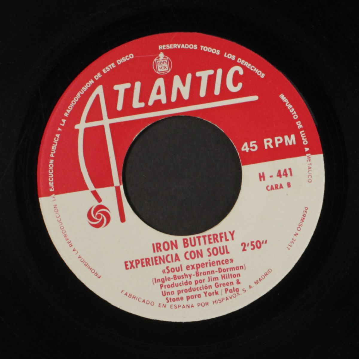 in-a-gadda-da-vida / soul experience by IRON BUTTERFLY