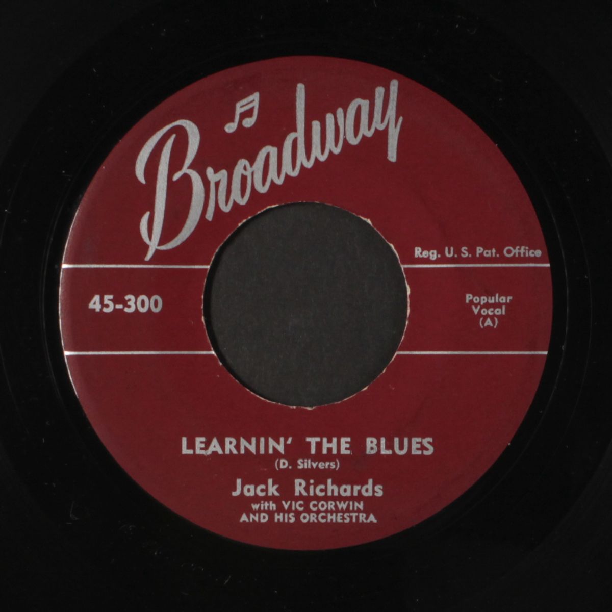 learnin' the blues / heart by JACK RICHARDS
