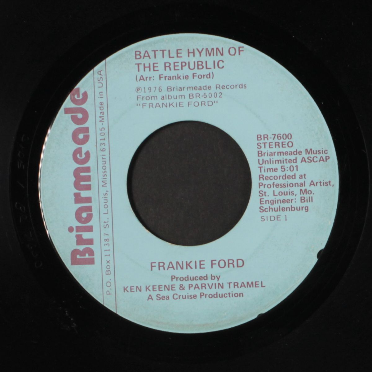 battle hymn of the republic by FRANKIE FORD
