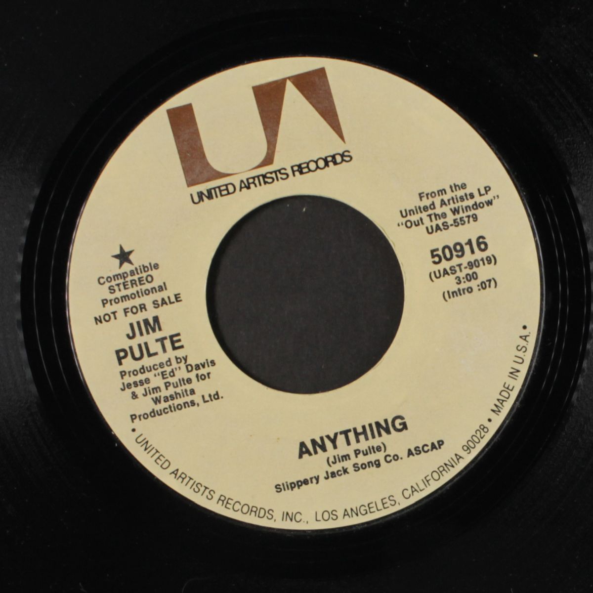 anything / out the window by JIM PULTE