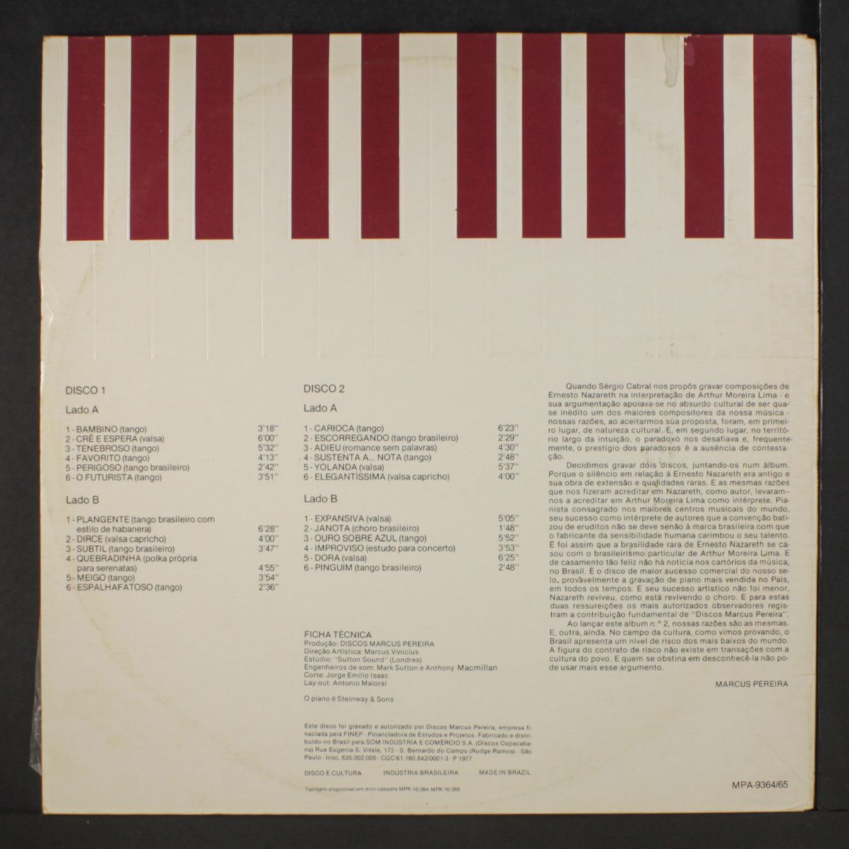 interpreta ernesto nazareth no. 2 by ARTHUR MOREIRA LIMA