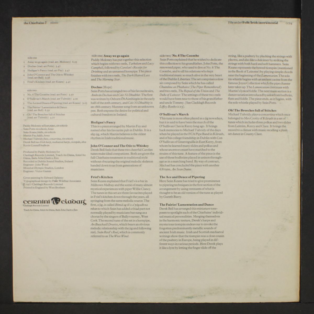 the chieftains 7 by CHIEFTAINS