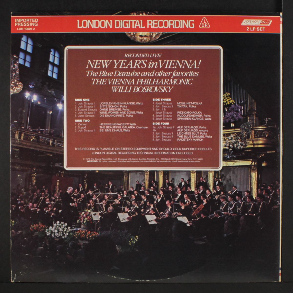 new year's eve in vienna - blue danube & other favorites by WILLI BOSKOVSKY
