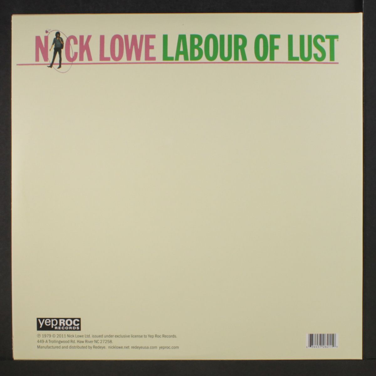 labour of lust by NICK LOWE