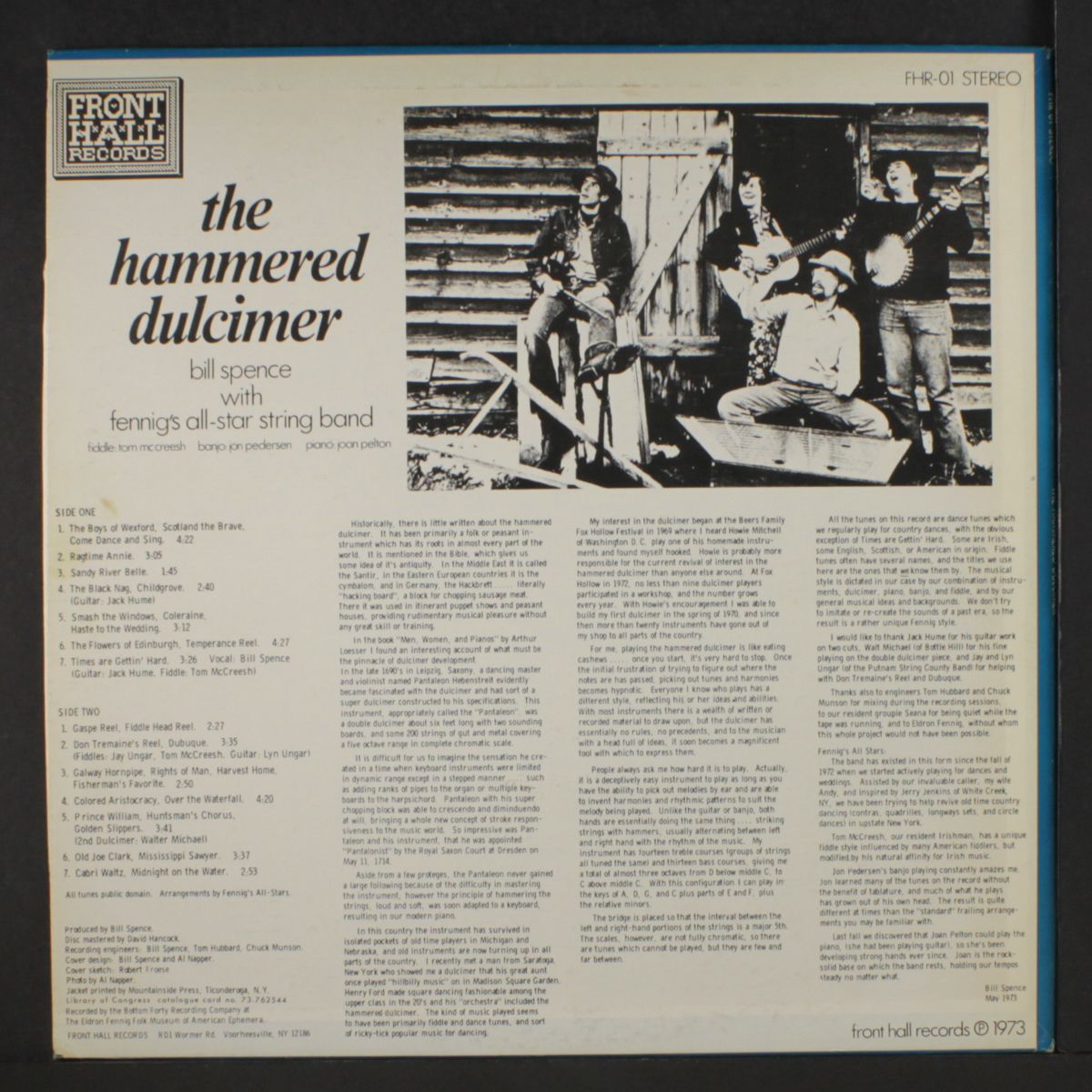 the hammered dulcimer by BILL SPENCE & FENNIG'S ALL-STAR STRING BAND