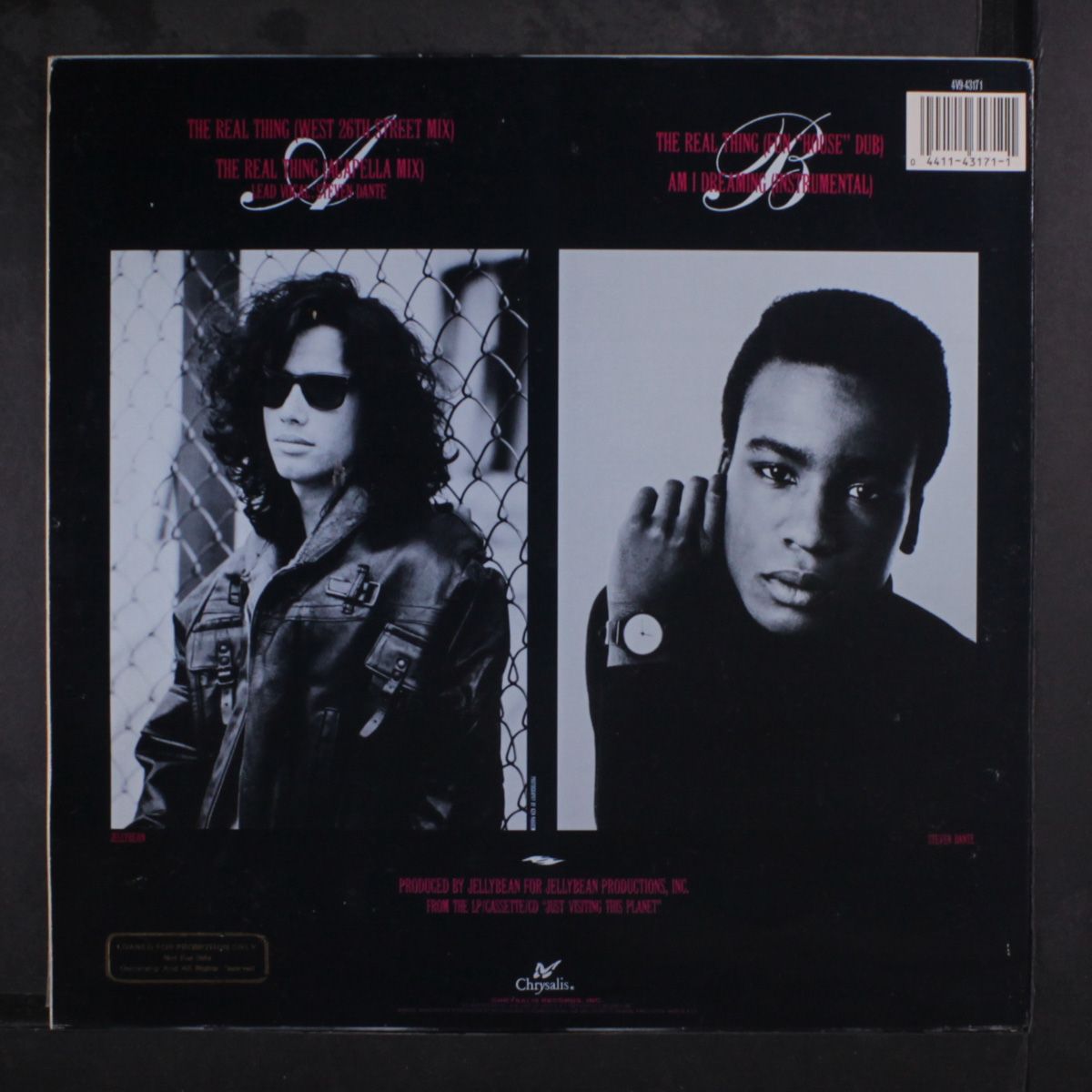 the real thing by JELLYBEAN FEAT. STEVEN DANTE