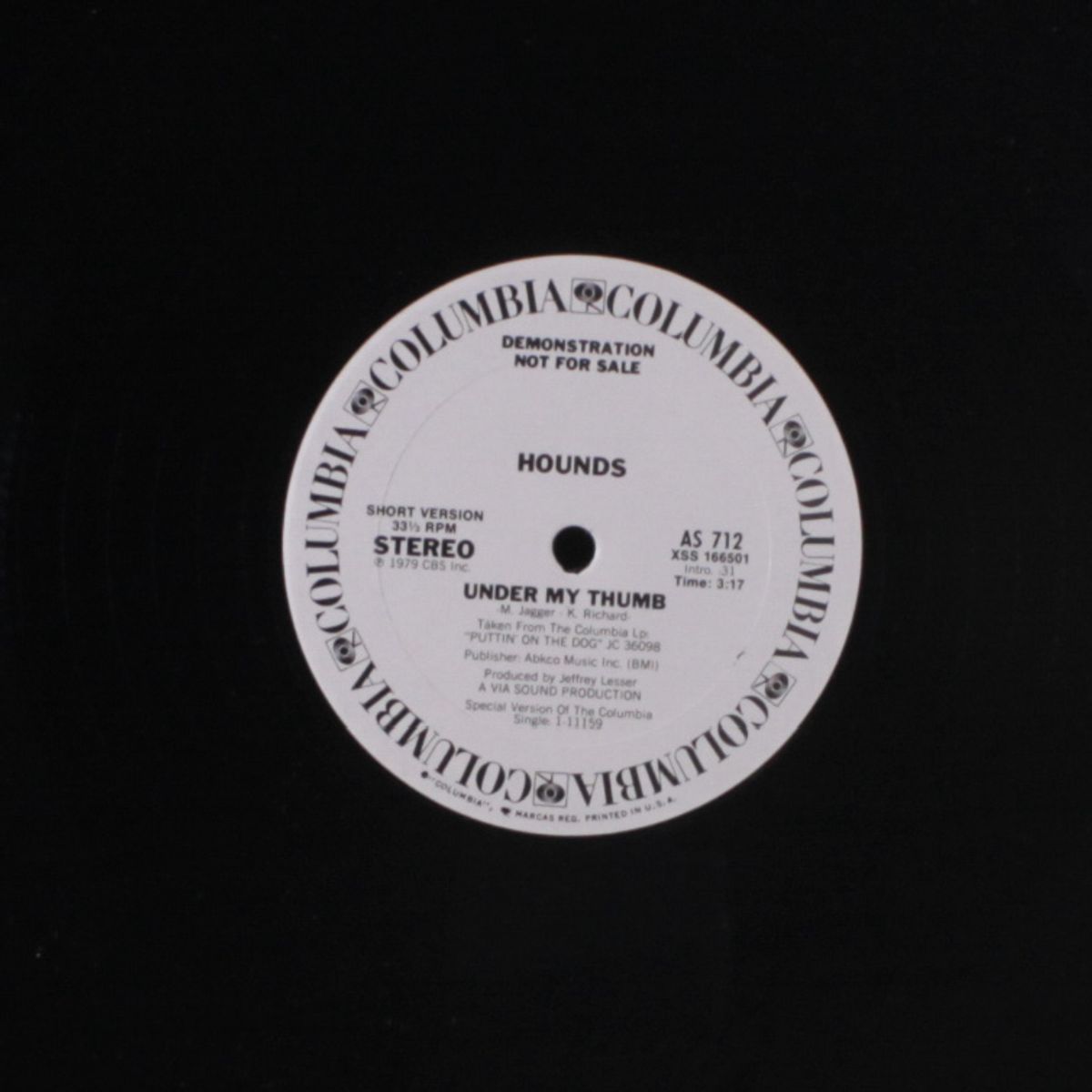 under my thumb / short by HOUNDS