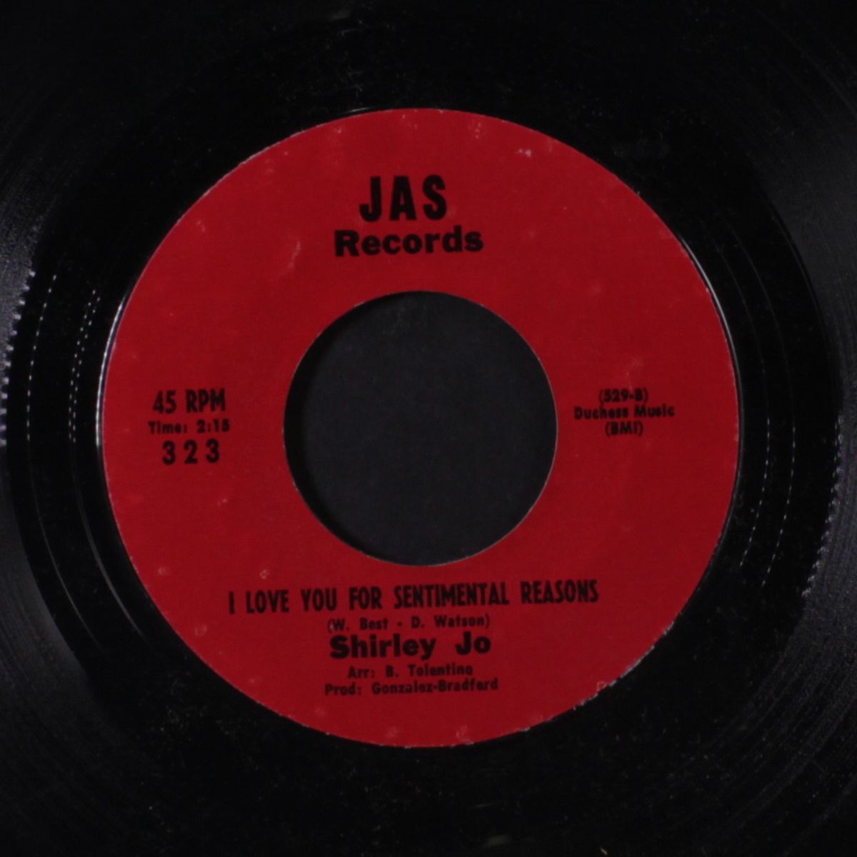 trust each other / i love you for sentimental reasons by SHIRLEY JO