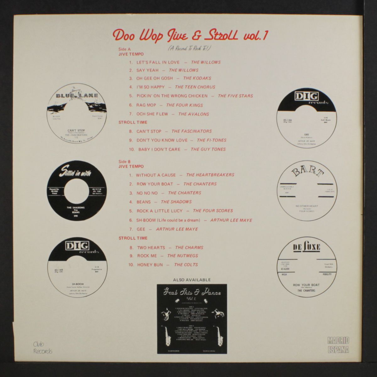 doo wop jive & stroll, vol. 1 by VARIOUS