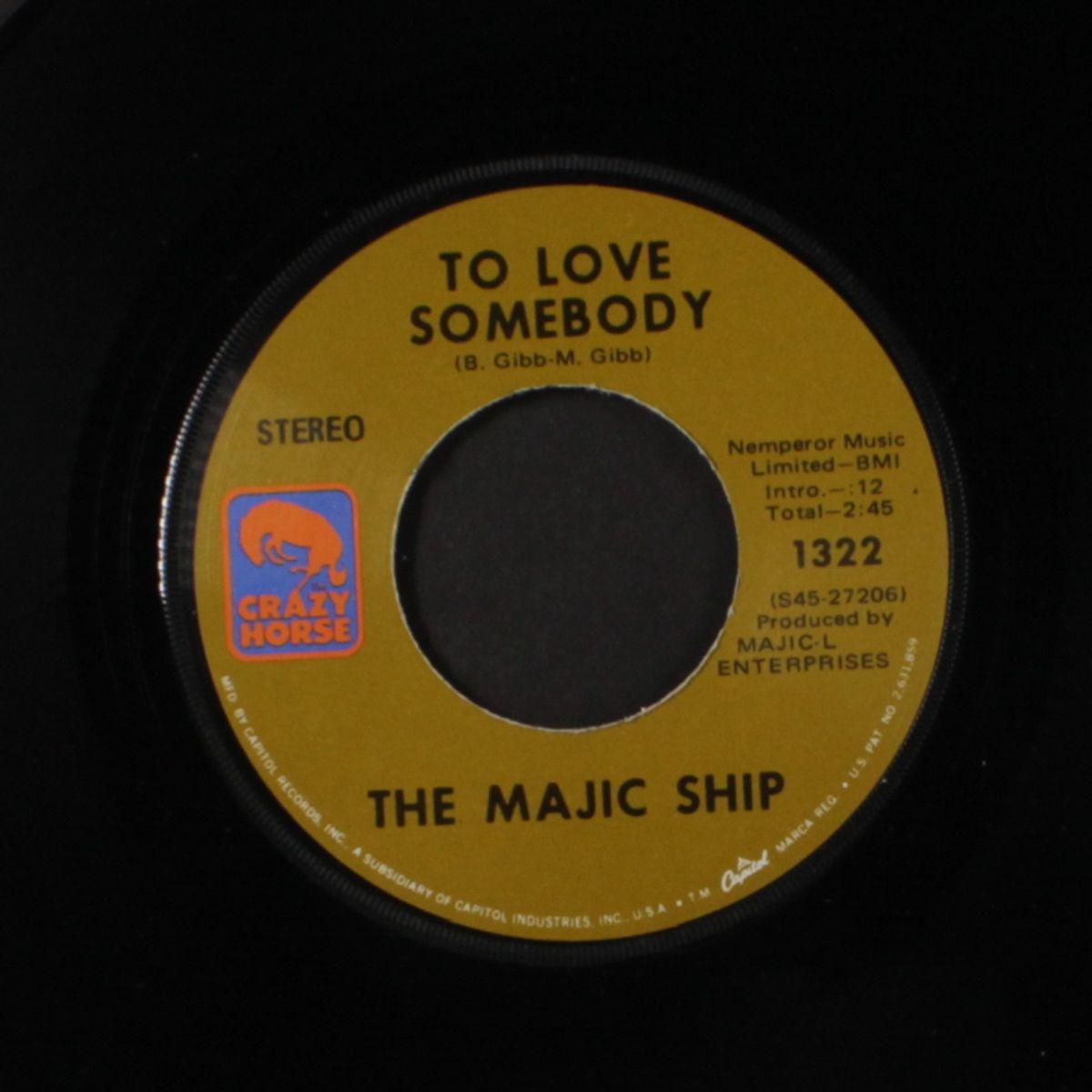 night time music / to love somebody by MAJIC SHIP