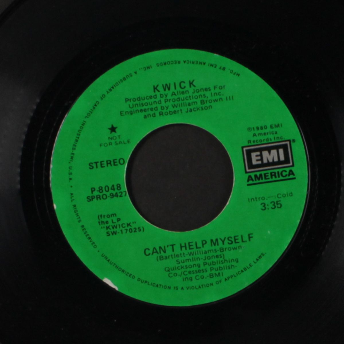 can't help myself / same by KWICK