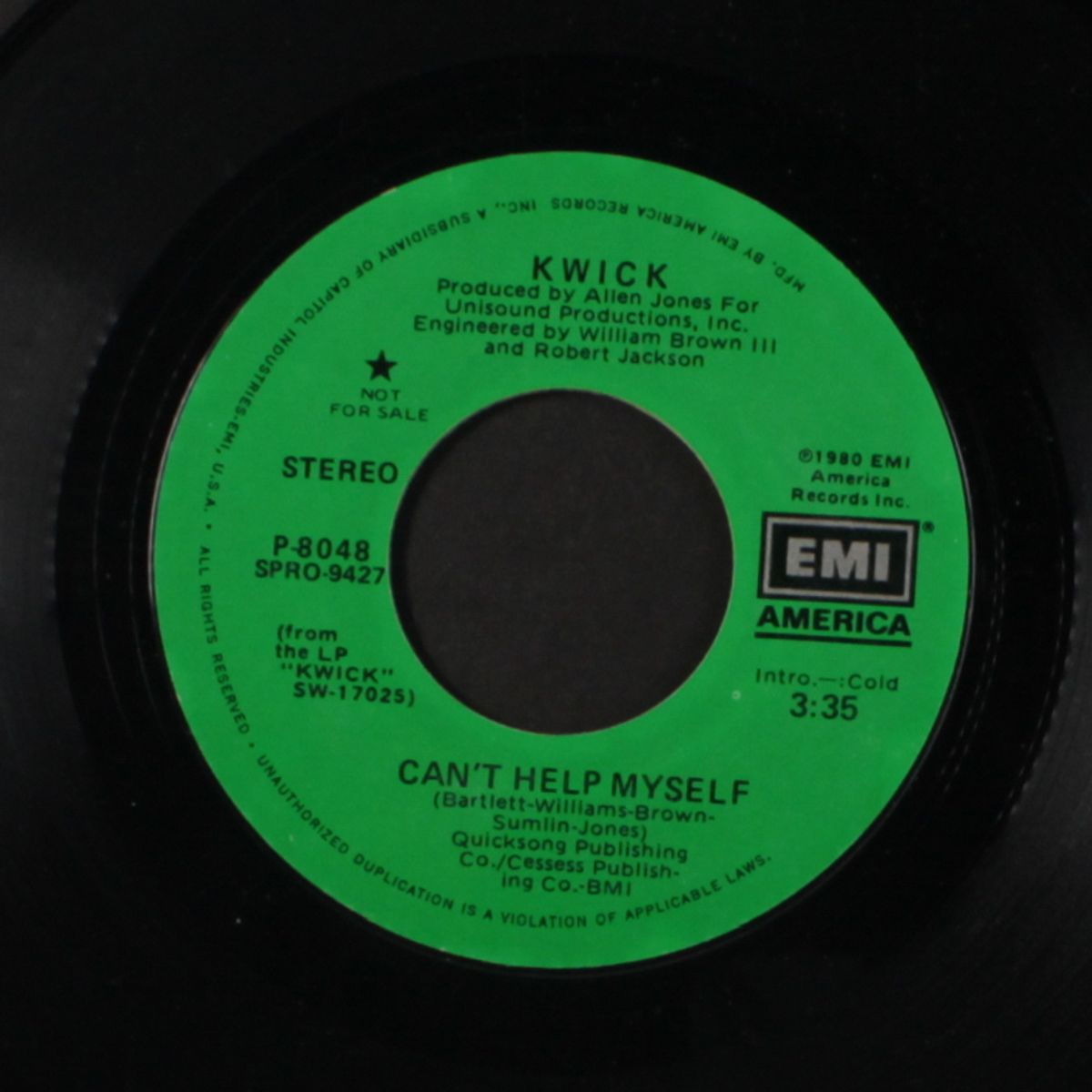 can't help myself / same by KWICK