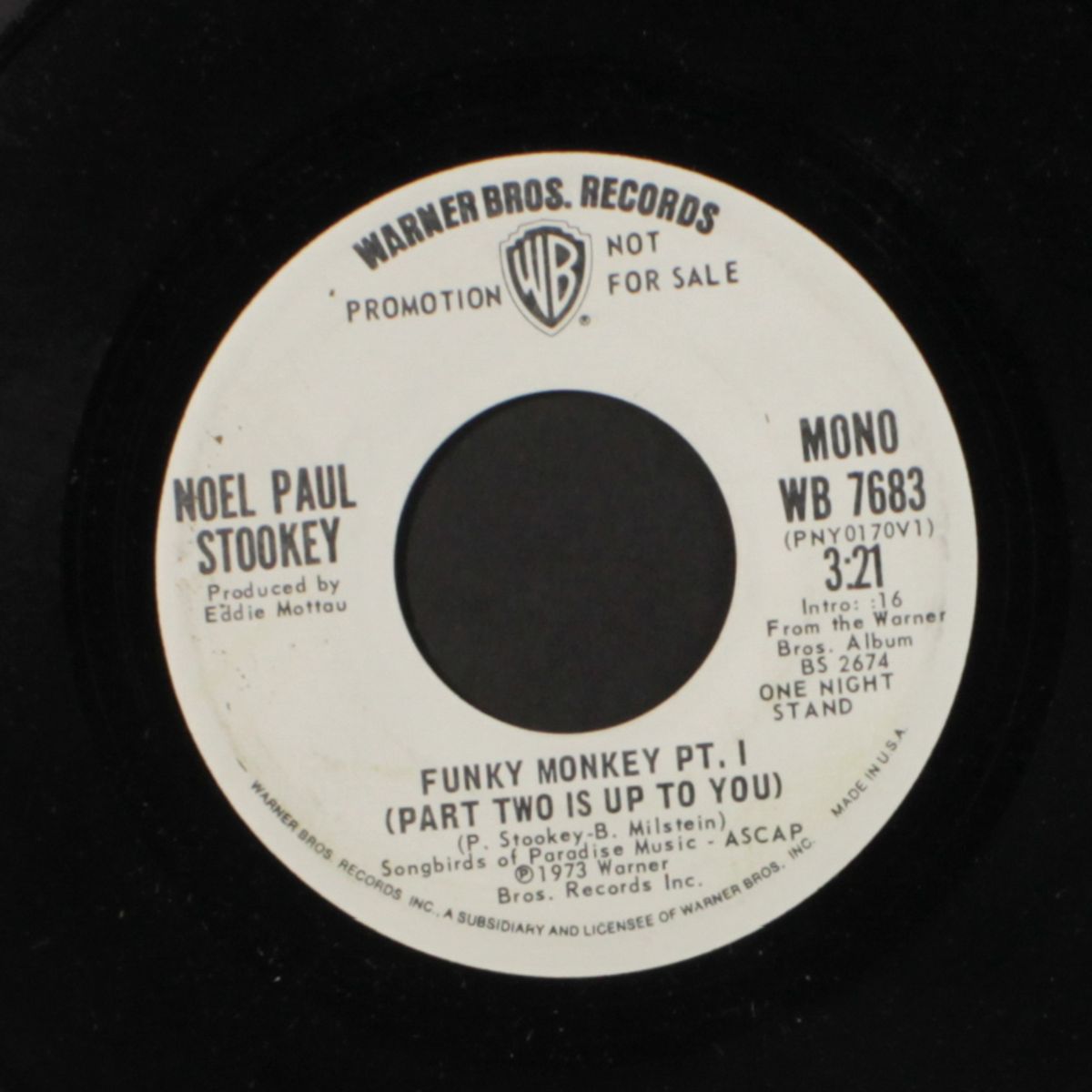 funky monkey part 1 / mono by NOEL PAUL STOOKEY