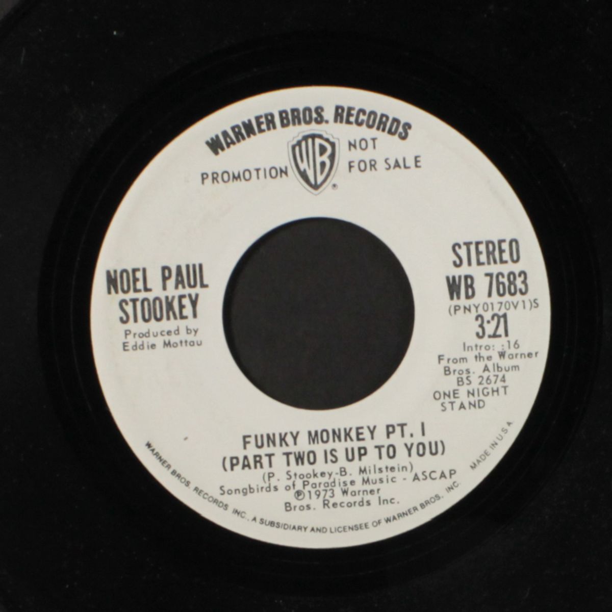 funky monkey part 1 / mono by NOEL PAUL STOOKEY