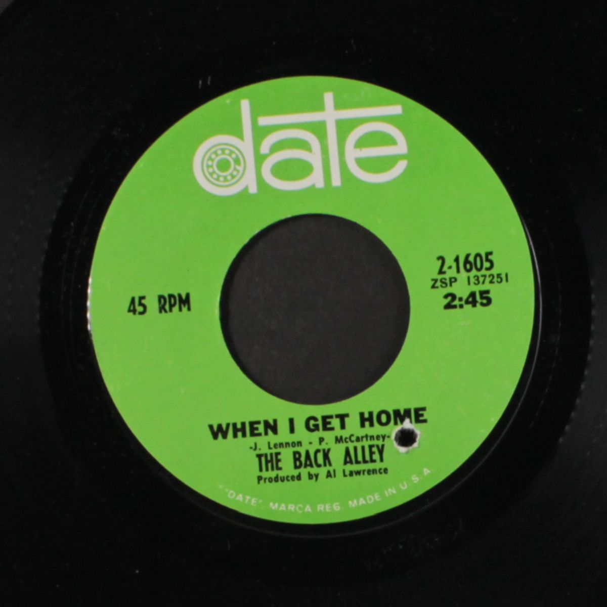 soda pop man / when i get home by BACK ALLEY