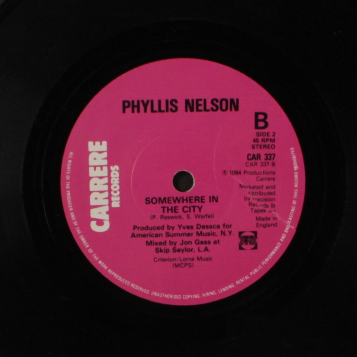 move closer / take me nowhere by PHYLLIS NELSON
