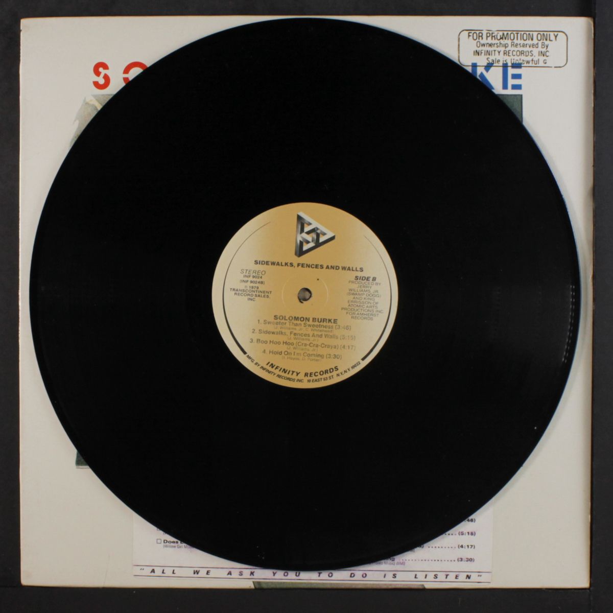 sidewalks, fences and walls by SOLOMON BURKE