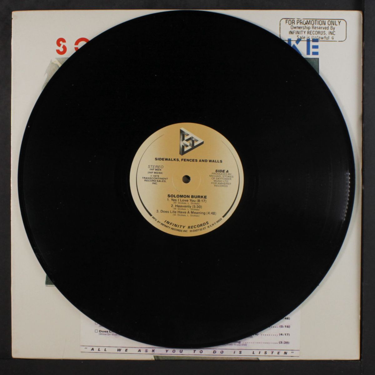 sidewalks, fences and walls by SOLOMON BURKE