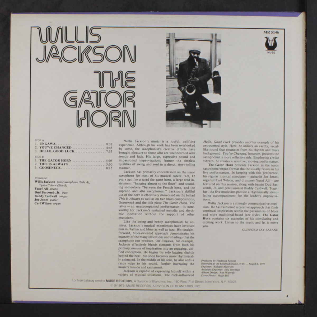 the gator horn by WILLIS JACKSON