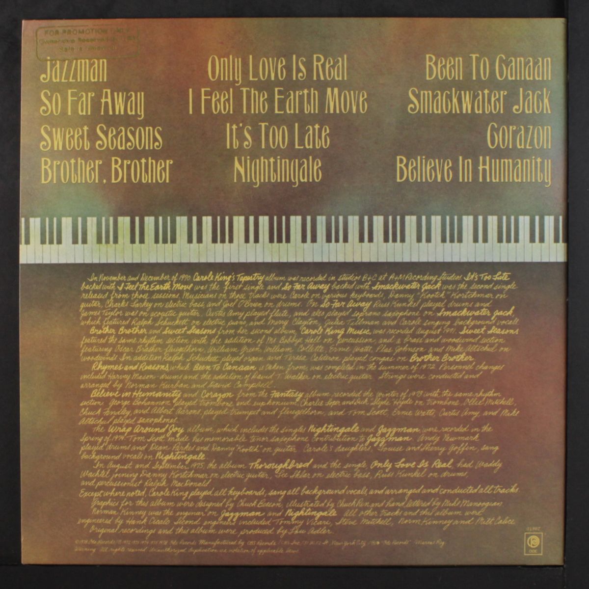 her greatest hits by CAROLE KING