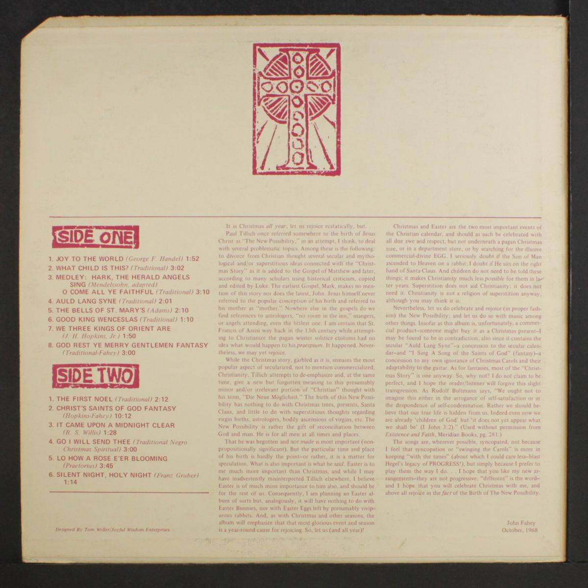 the new possibility by JOHN FAHEY