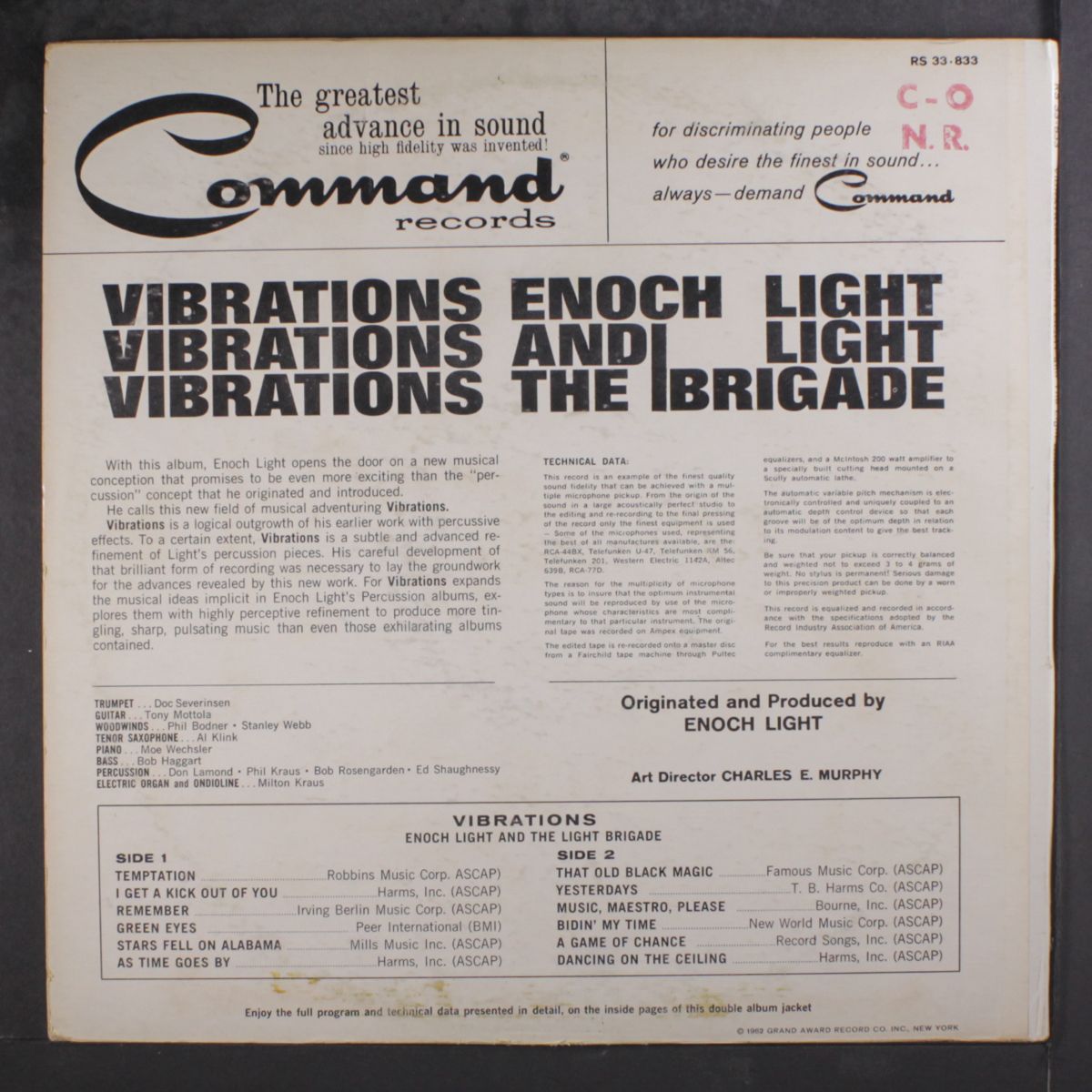 vibrations by ENOCH LIGHT