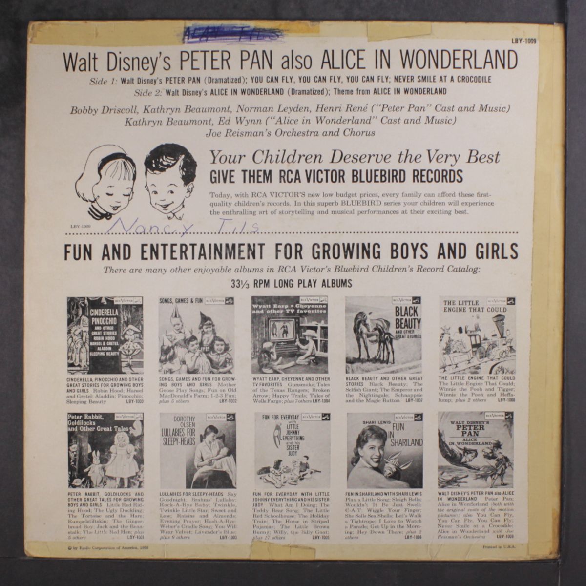 peter pan also alice in wonderland by WALT DISNEY