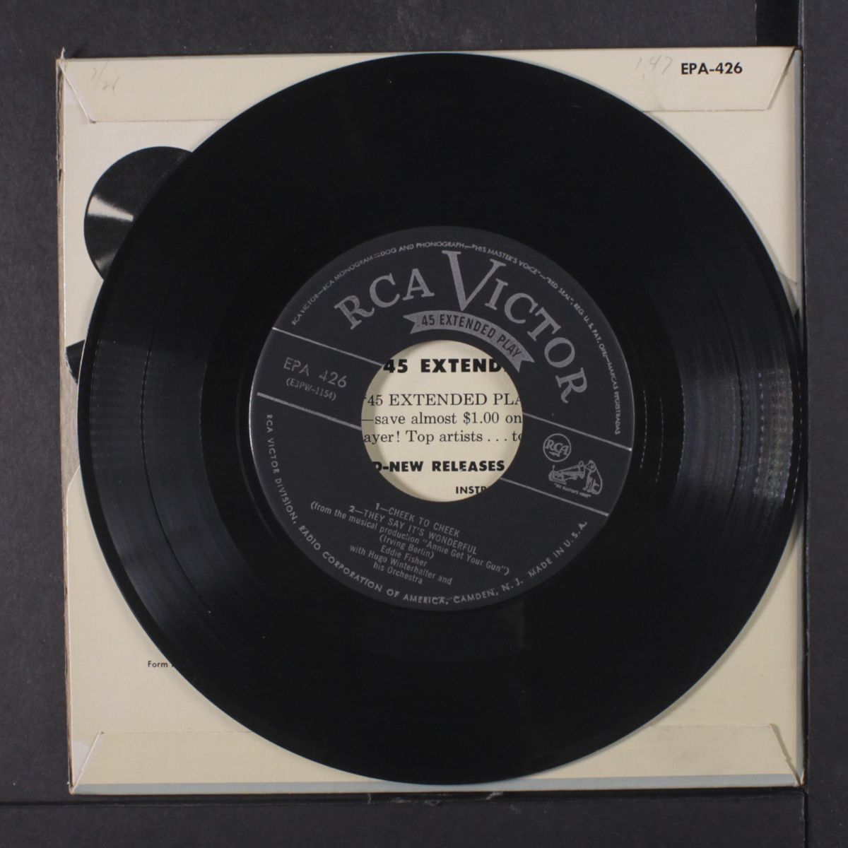 cheek to cheek by EDDIE FISHER