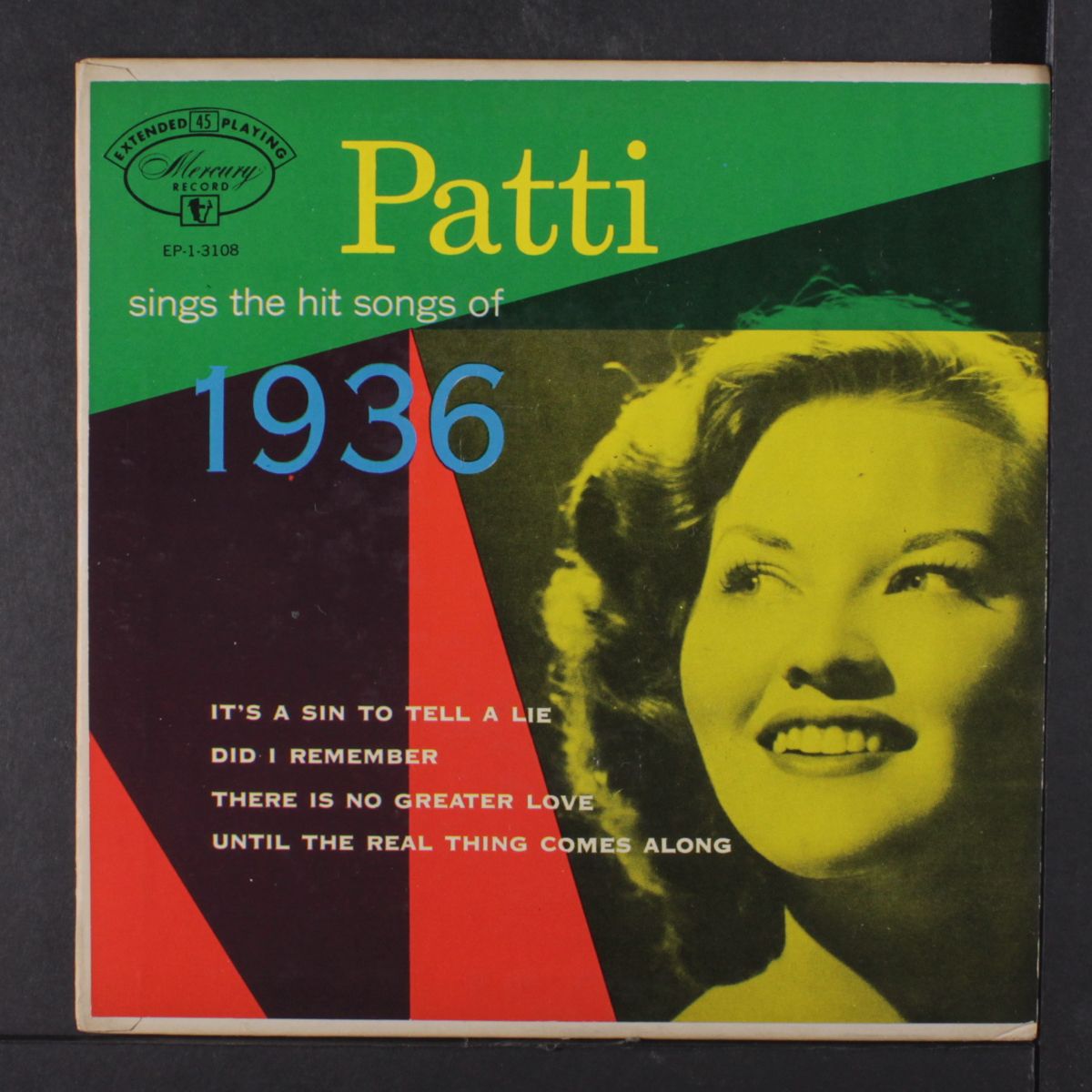 sings the hit songs of 1936 by PATTI PAGE