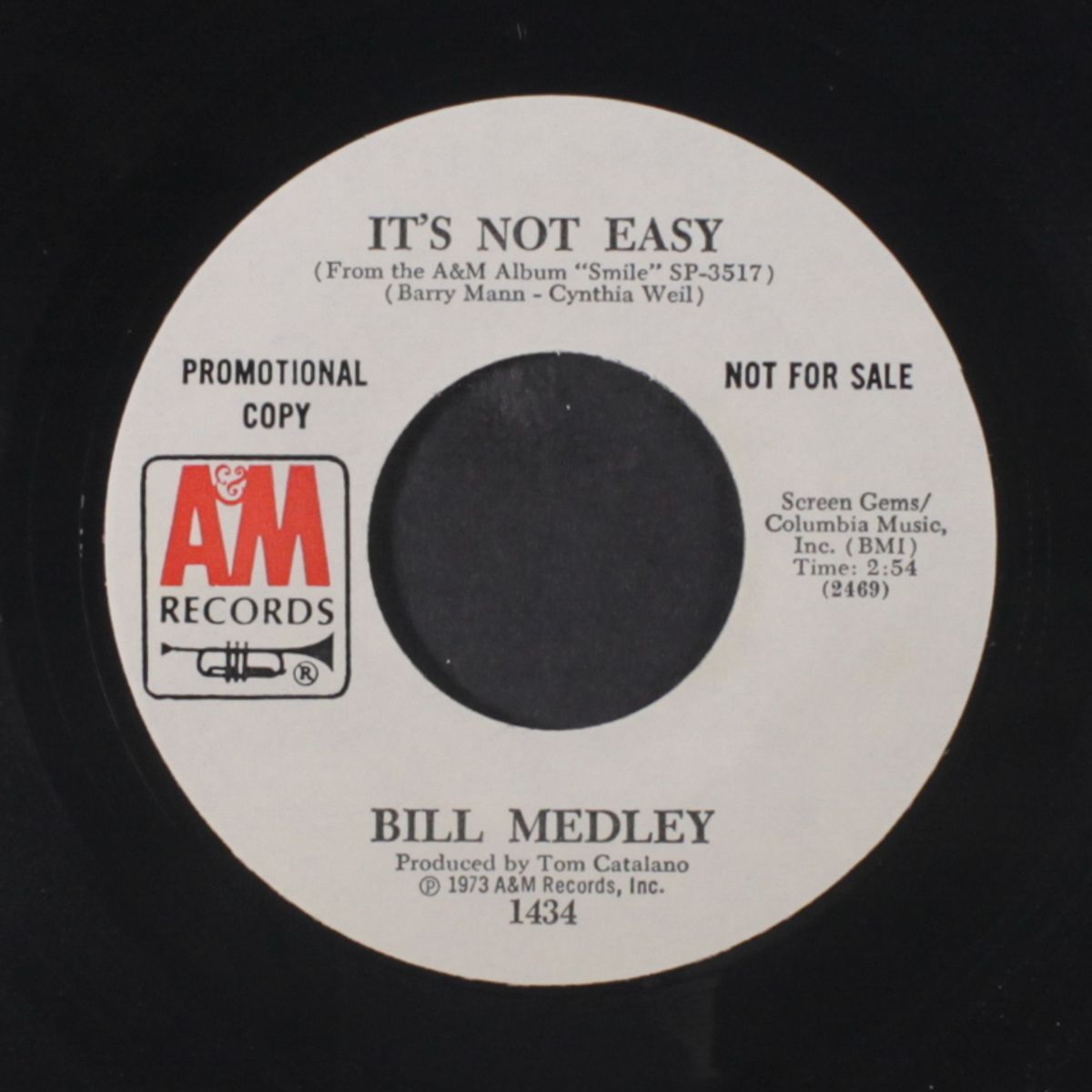 put a little love away / it's not easy by BILL MEDLEY