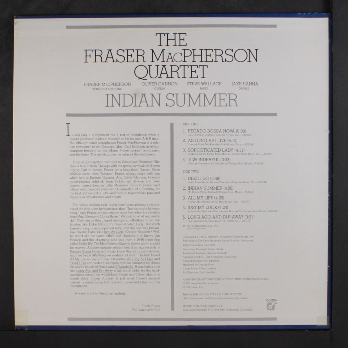 indian summer by FRASER MACPHERSON