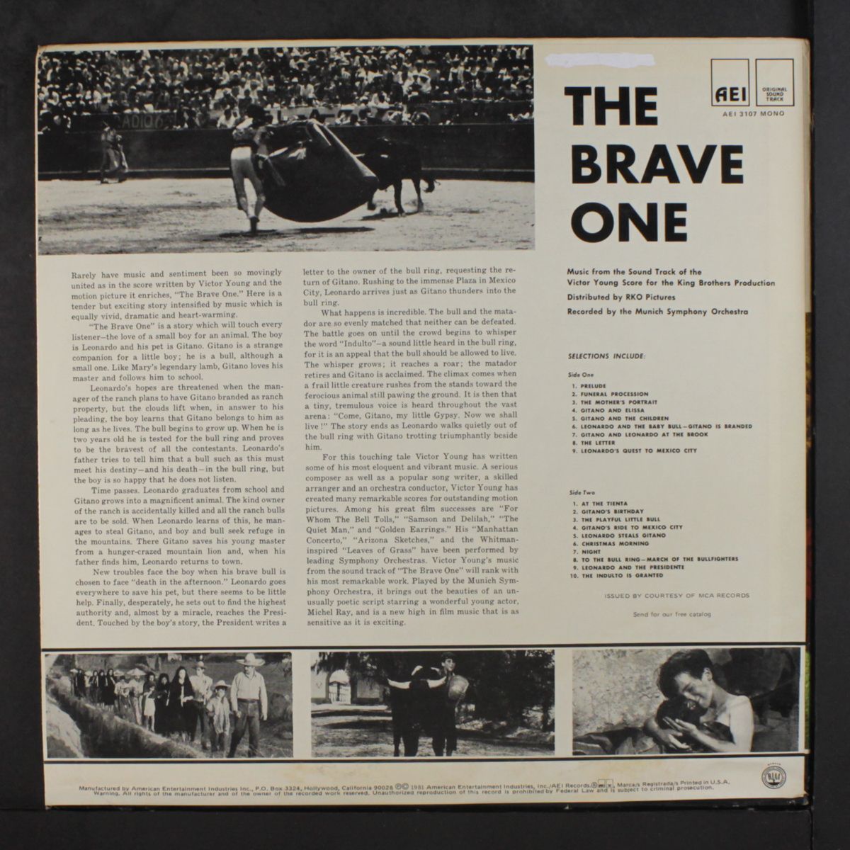 the brave one by VICTOR YOUNG