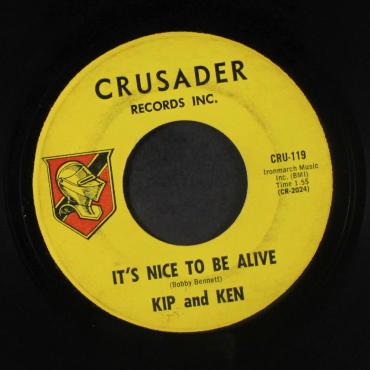 trouble with a woman / it's nice to be alive by KIP & KEN