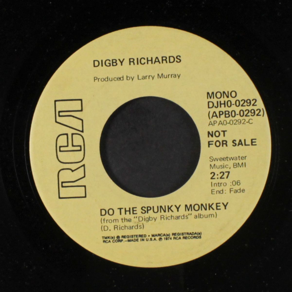 do the spunky monkey / mono by DIGBY RICHARDS