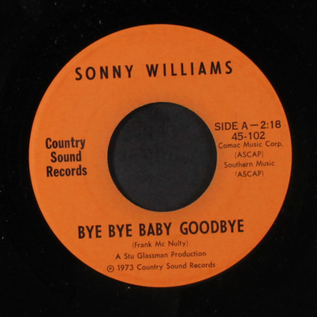 bye bye baby goodbye / sadie by SONNY WILLIAMS