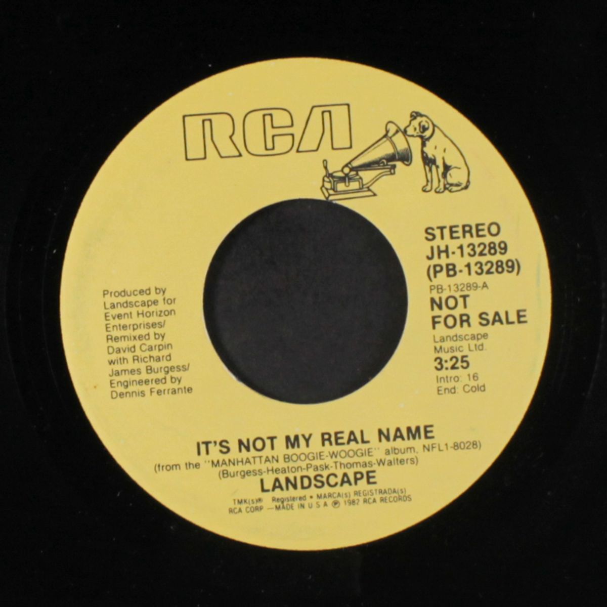 it's not my real name / mono by LANDSCAPE