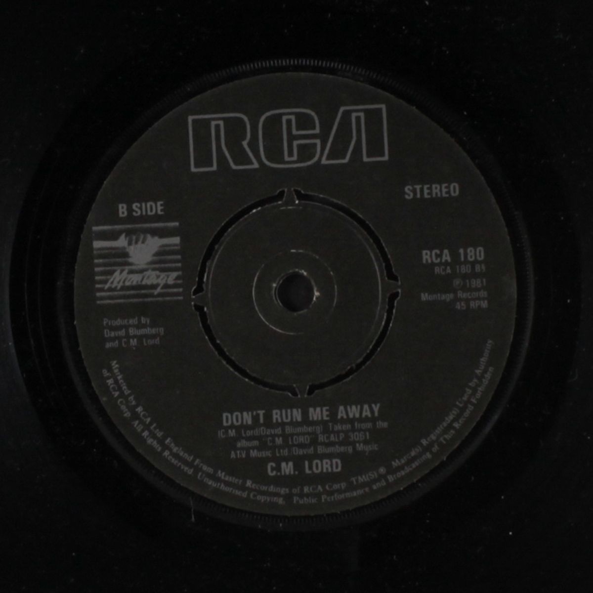 don't run me away / flashback by C.M. LORD