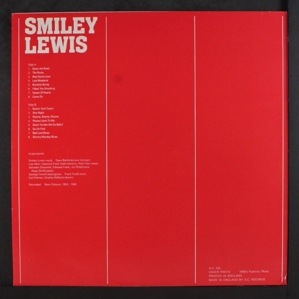 down yonder by SMILEY LEWIS