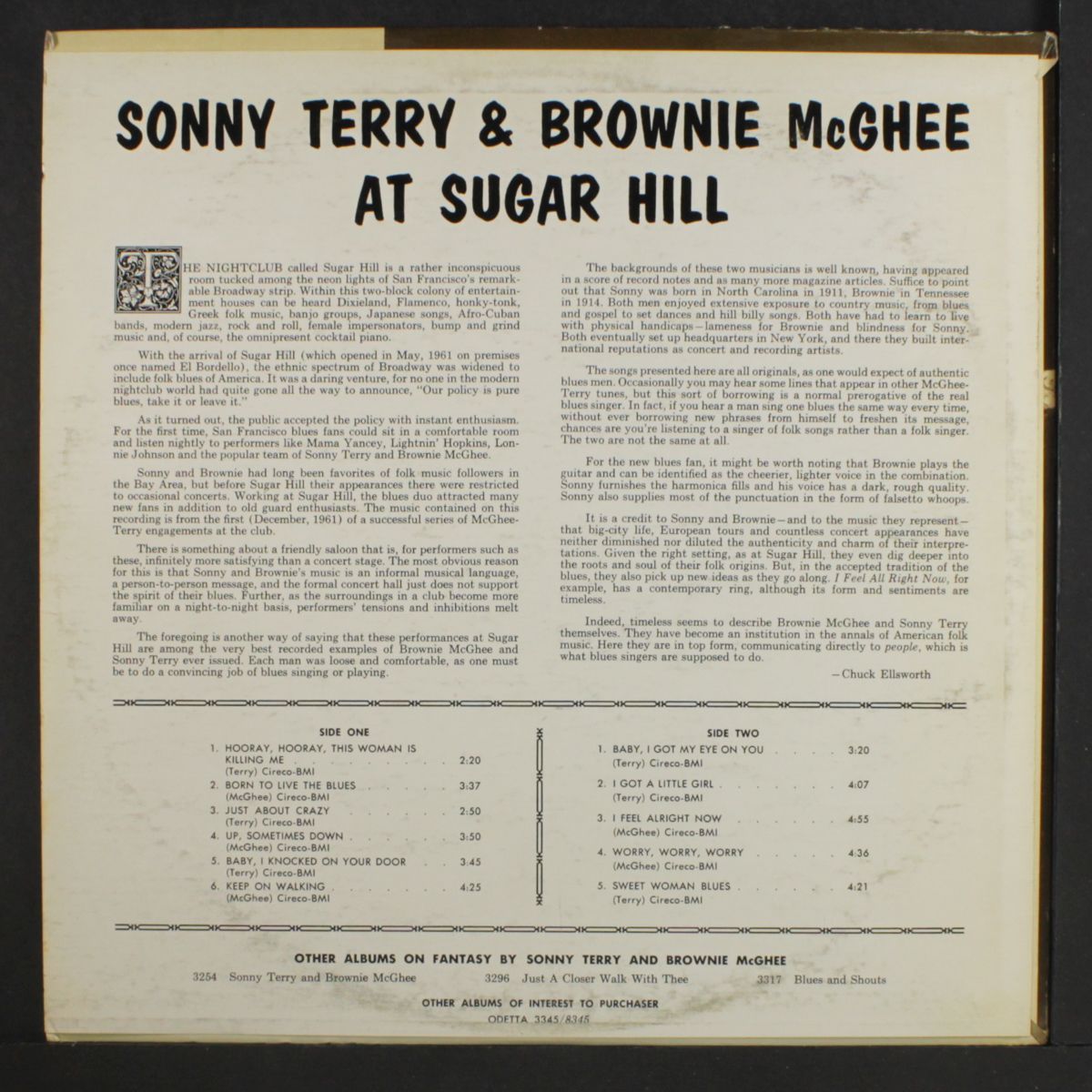 at sugar hill by SONNY TERRY & BROWNIE MCGHEE