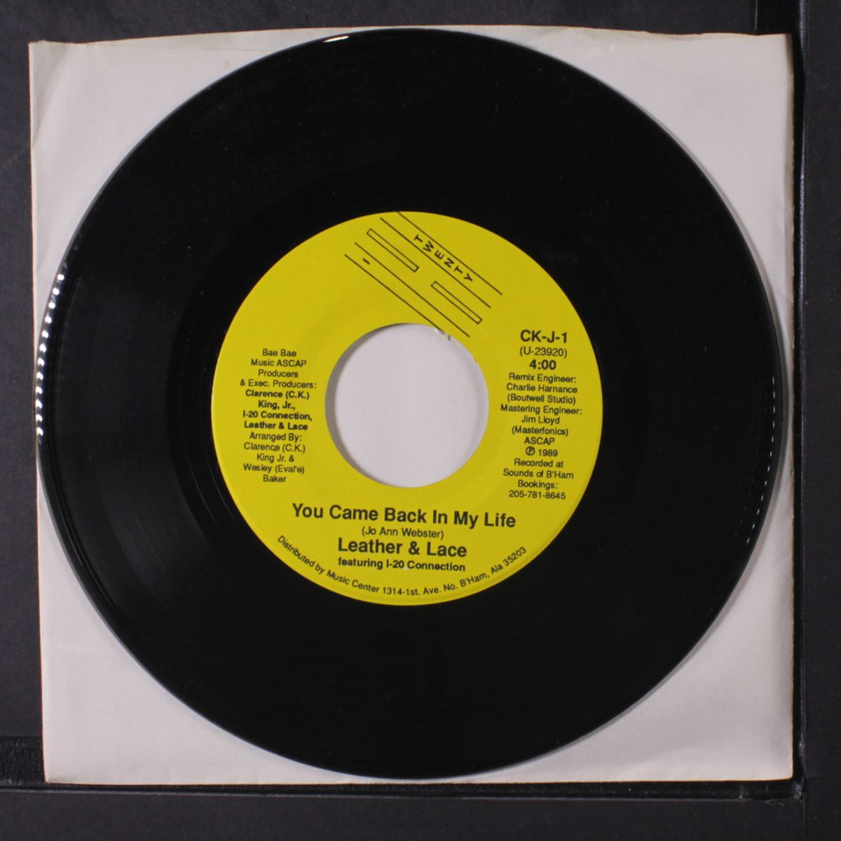 you came back in my life / same by LEATHER & LACE