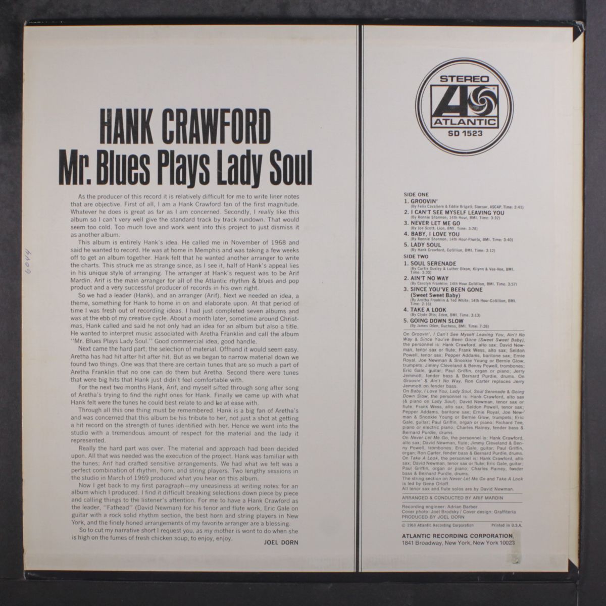 mr. blues plays lady soul by HANK CRAWFORD