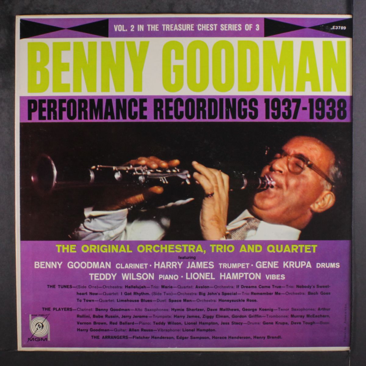 performance recordings 1937-1938 vol. 2 by BENNY GOODMAN