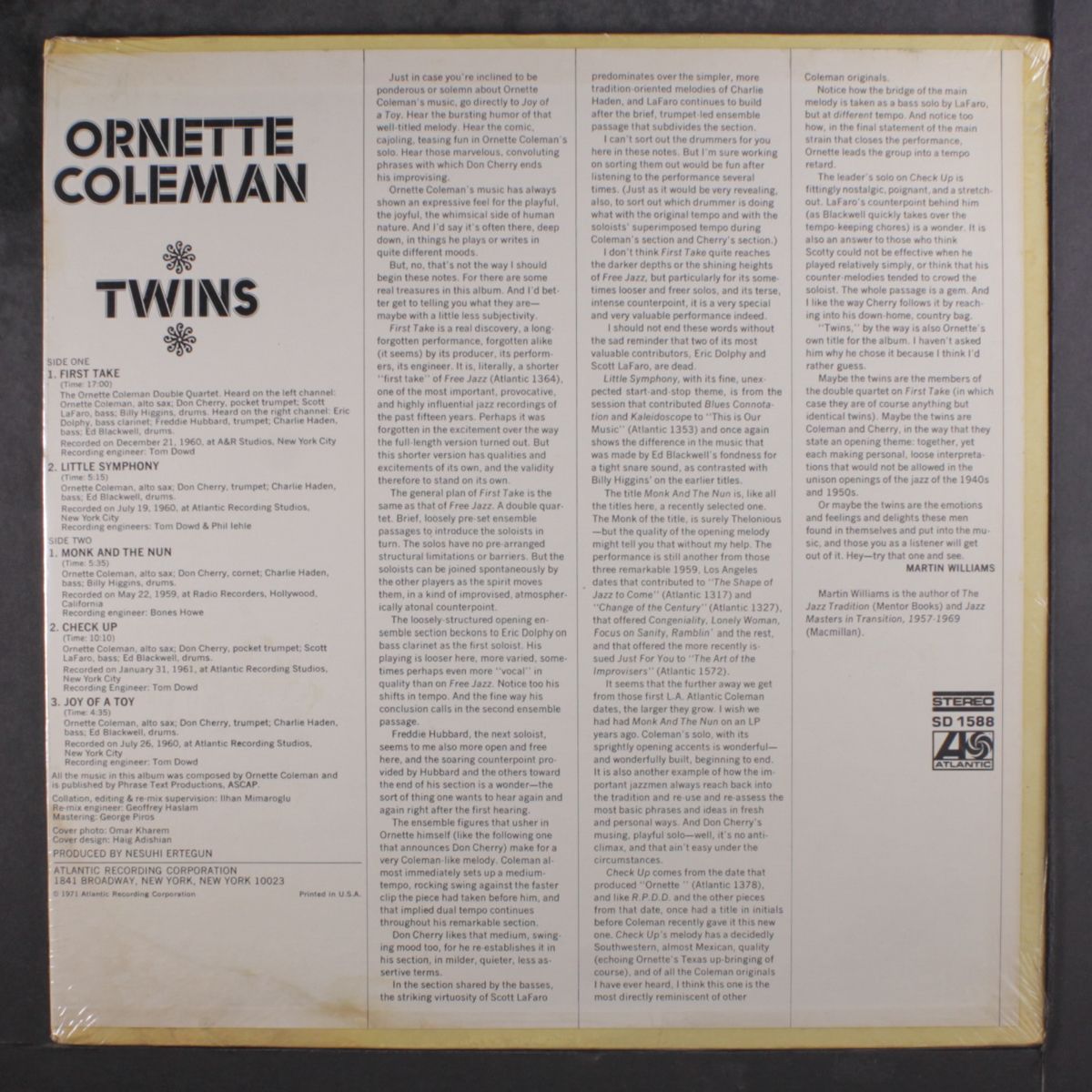 twins by ORNETTE COLEMAN