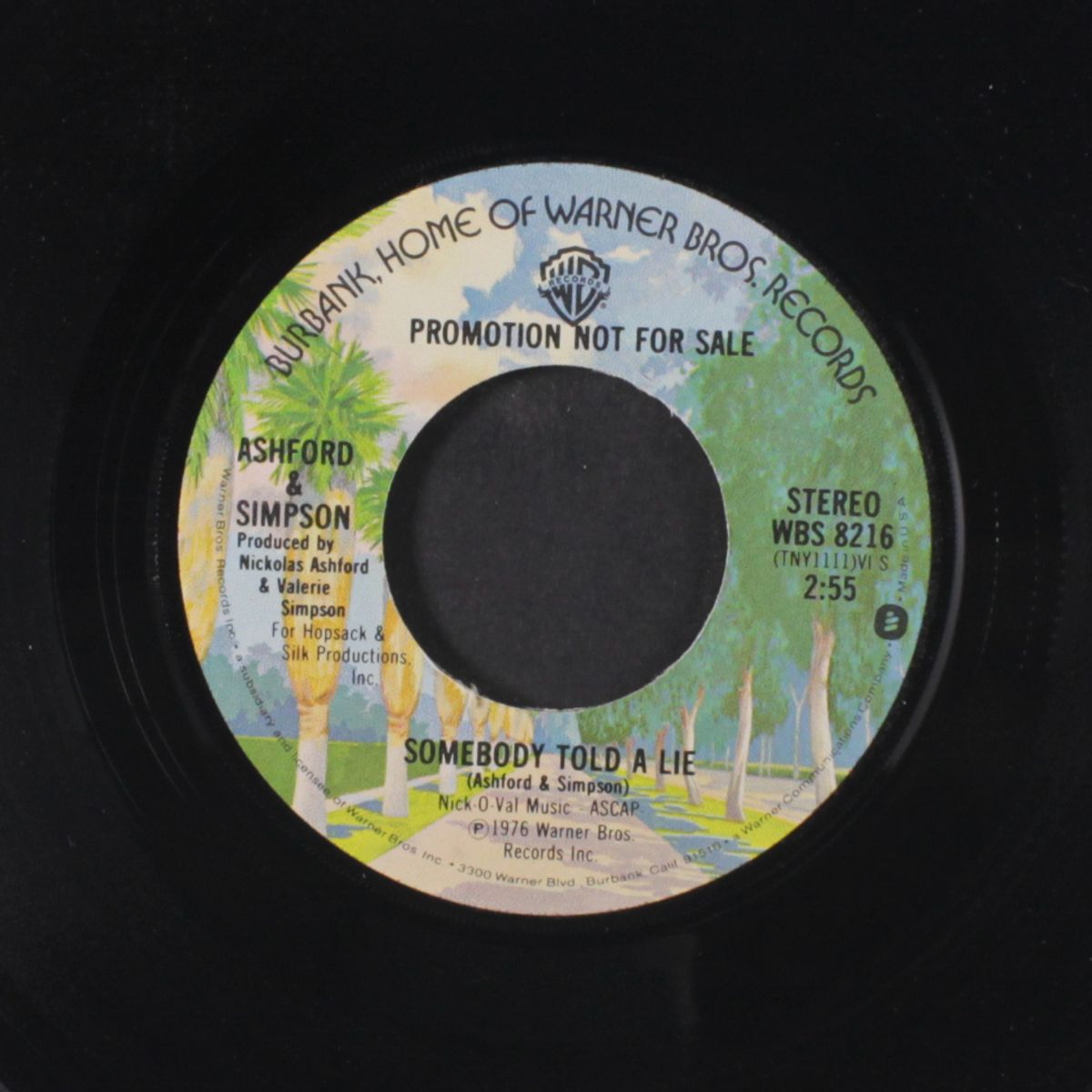 somebody told a lie / mono by ASHFORD & SIMPSON