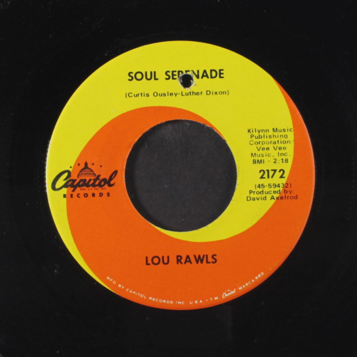 soul serenade / you're good for me by LOU RAWLS