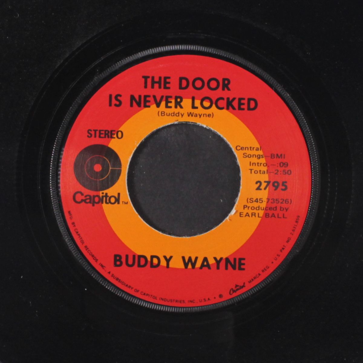 home / the door is never locked by BUDDY WAYNE