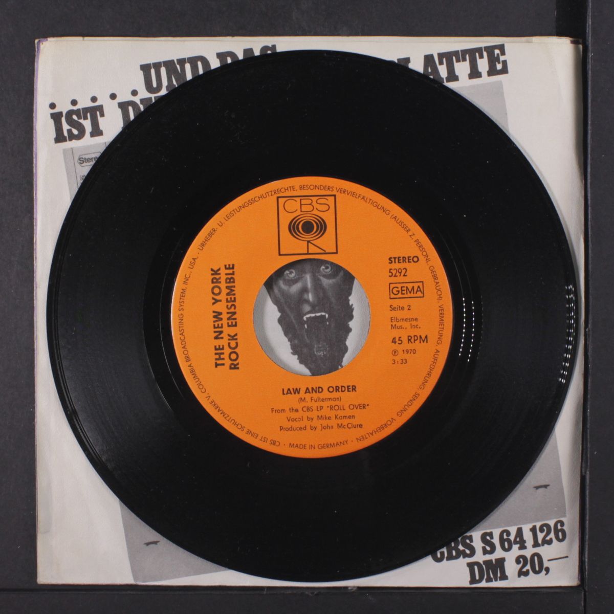 running down the highway / law and order by NEW YORK ROCK ENSEMBLE